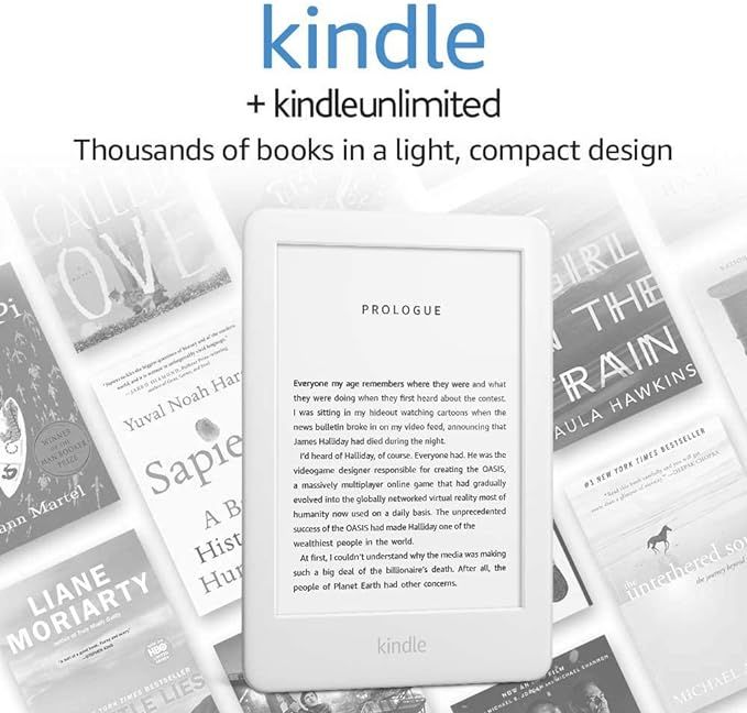 Kindle (2019 release)- With a Built-in Front Light - White - Without Lockscreen Ads + 3 Months Fr... | Amazon (US)