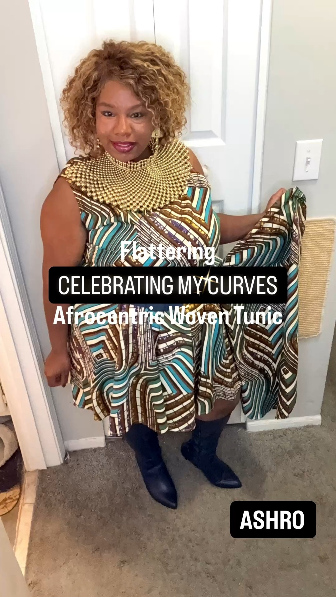 Artistry in Motion | The Aria Afrocentric Tunic by ASHRO

My entire outfit is inspired by ASHRO ❤️ It’s women’s celebration month, and I have dinners to attend. I need to flow and go. You know that feeling when you put something on and you just… exhale? That’s the Aria Tunic for me. It’s not just the way it looks (though the Afrocentric prints are literal art), it’s how it actually feels to move in it. No pulling, no clinging—just effortless flow.

It’s actually cut for curves (Ashro gets us). It has pops of Cream and Indigo, so I paired it with the Alexandra gold tone necklace and earrings set, a Navy belt and the Midnight Velvet Tall Stretch Boots in Navy.

I have petite legs, this tunic is long, so I don’t need to wear it with pants. Sometimes, I just shock myself with how good I look! But seriously, I love the confidence that I feel as a curvy woman wearing ASHRO. 

- I’ve linked ASHRO’s Aria Woven Tunic, the Alexandra Necklace and Earring Set and the Midnight Velvet  Tall Stretch Boots along with other recommendations in my LTK Shop so that you can go shop directly from there!

Plus size fashion

#iamashro #ashrostyle


#LTKPlusSize #LTKootd #LTKSaleAlert