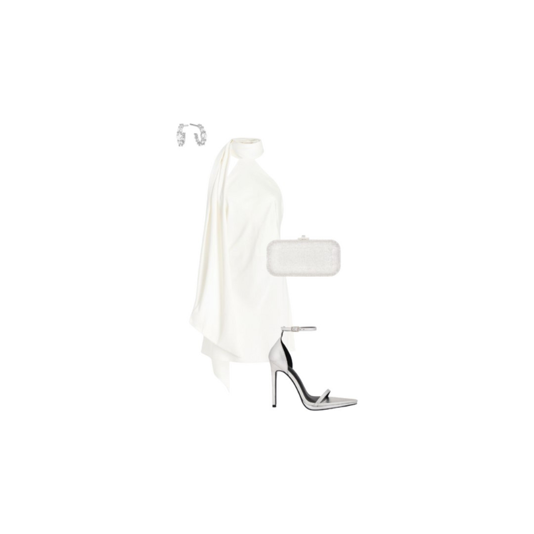Winter White Holiday Glam 

#holiday #winterwhite #whitedress #silverandwhite #outfitidea #style

#LTKSeasonal #LTKHoliday