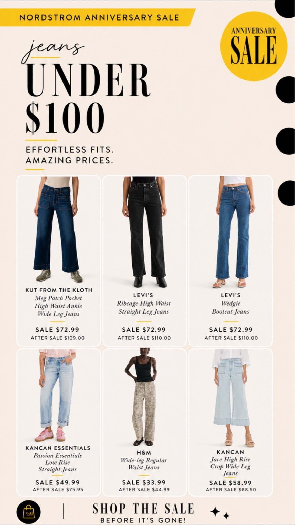 Nordstrom anniversary sale under $100

#LTKSaleAlert #LTKgrwm #LTKootd