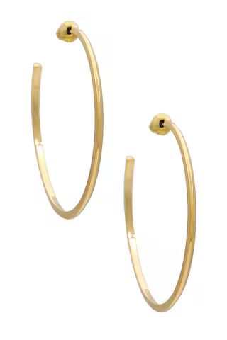 Casa Clara Beau Hoops in Gold from Revolve.com | Revolve Clothing (Global)