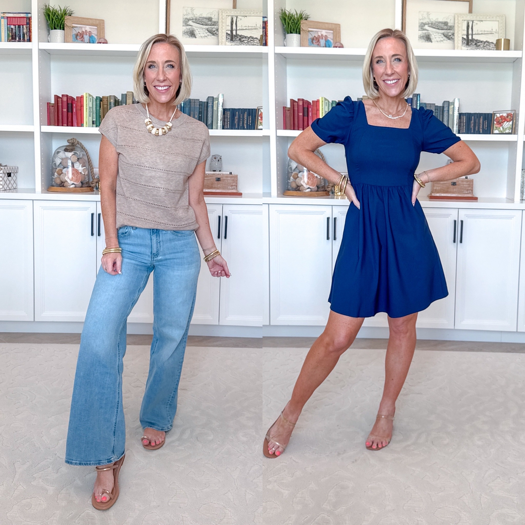 Amazon - comfy and cute unboxing. Lightweight Cap Sleeve Hollow Out Sweater - size Small. 9+ colors. * Bella Stretch Wide Leg Jeans - Size: 25 - Inseam: 30. Puff Sleeve Square Neck Tie Back Dress - size XS. 15 colors.

 

#LTKSeasonal #LTKWorkwear #LTKOver40