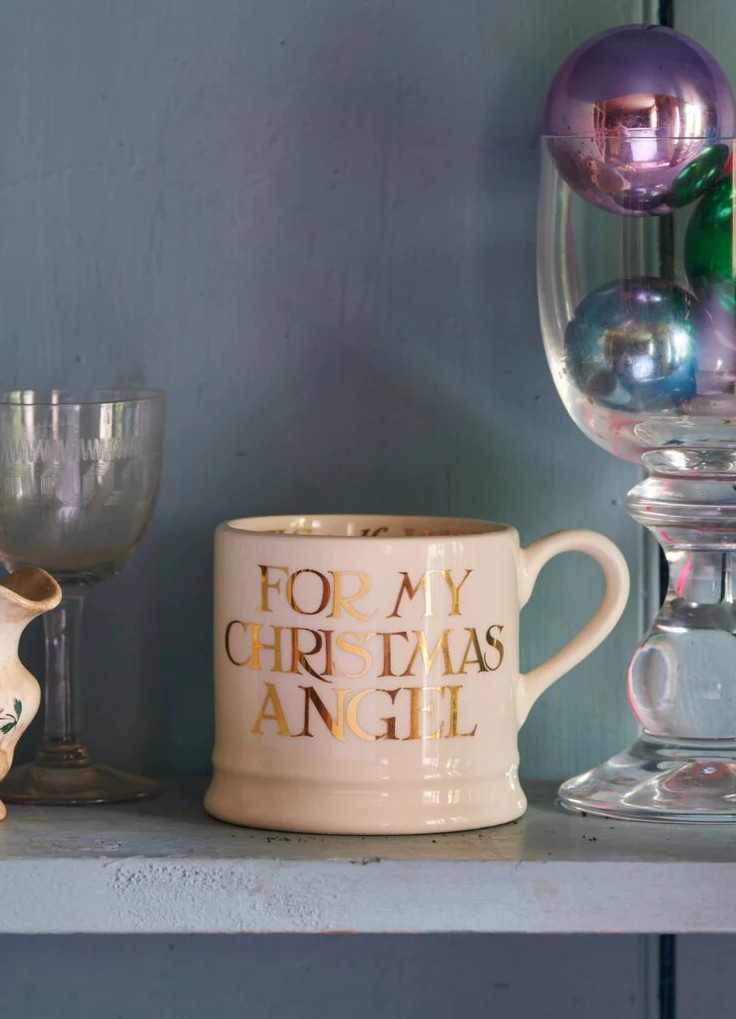 Gold Toast & Marmalade Christmas Angel Small Mug | Emma Bridgewater (UK)