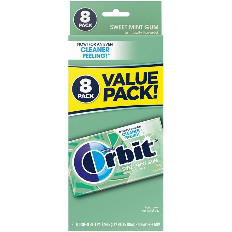Orbit Sweet Mint Sugarfree Gum Value Pack - 112ct | Target