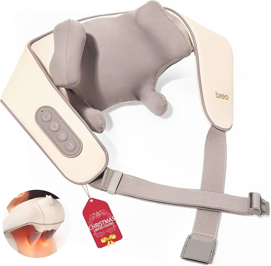 Breo N5 Mini Neck Massager with Heat, Electric Massager for Neck and Shoulder, Deep Massage at Ho... | Amazon (US)