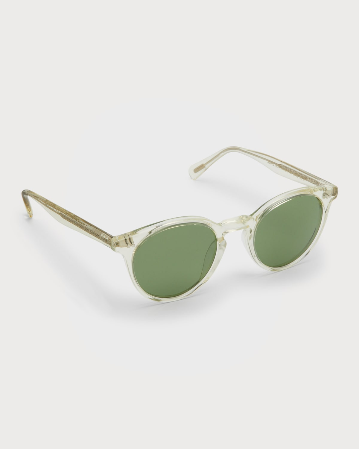 Men & apos;s Romare Sun Keyhole-Bridge Round Sunglasses | Neiman Marcus