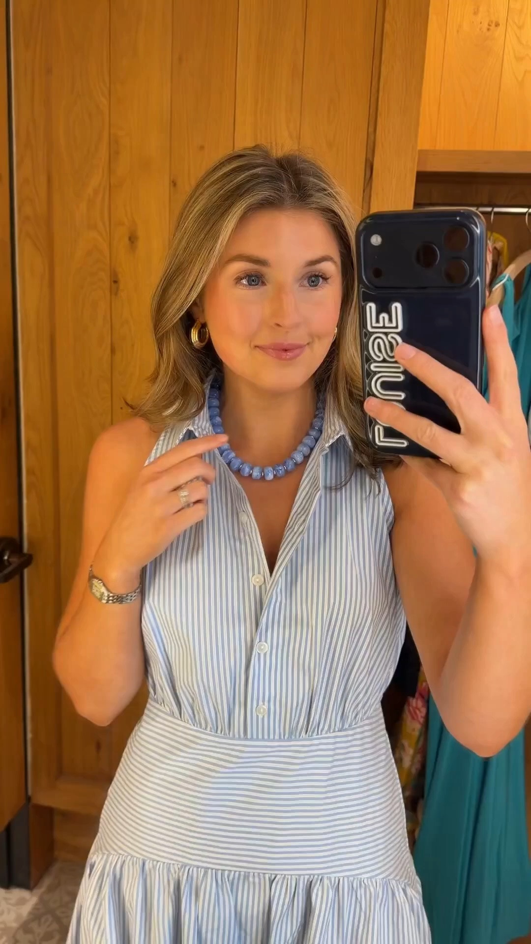 Cute summer dress! Wearing a S. Code: LOUISE20 valid through 5/9/26