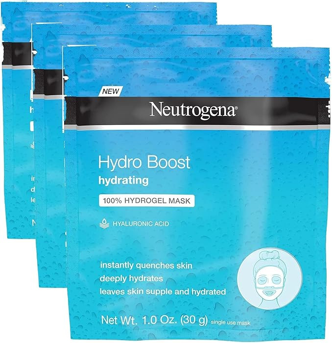 Neutrogena Hydro Boost Hydrating Hydrogel Mask, 1 Oz (Pack of 3) | Amazon (US)