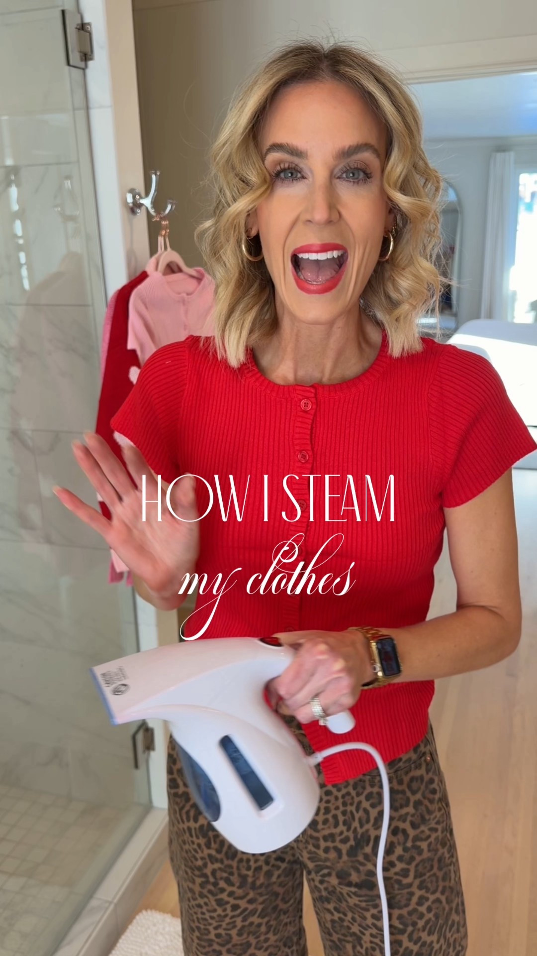 How I steam my clothes!