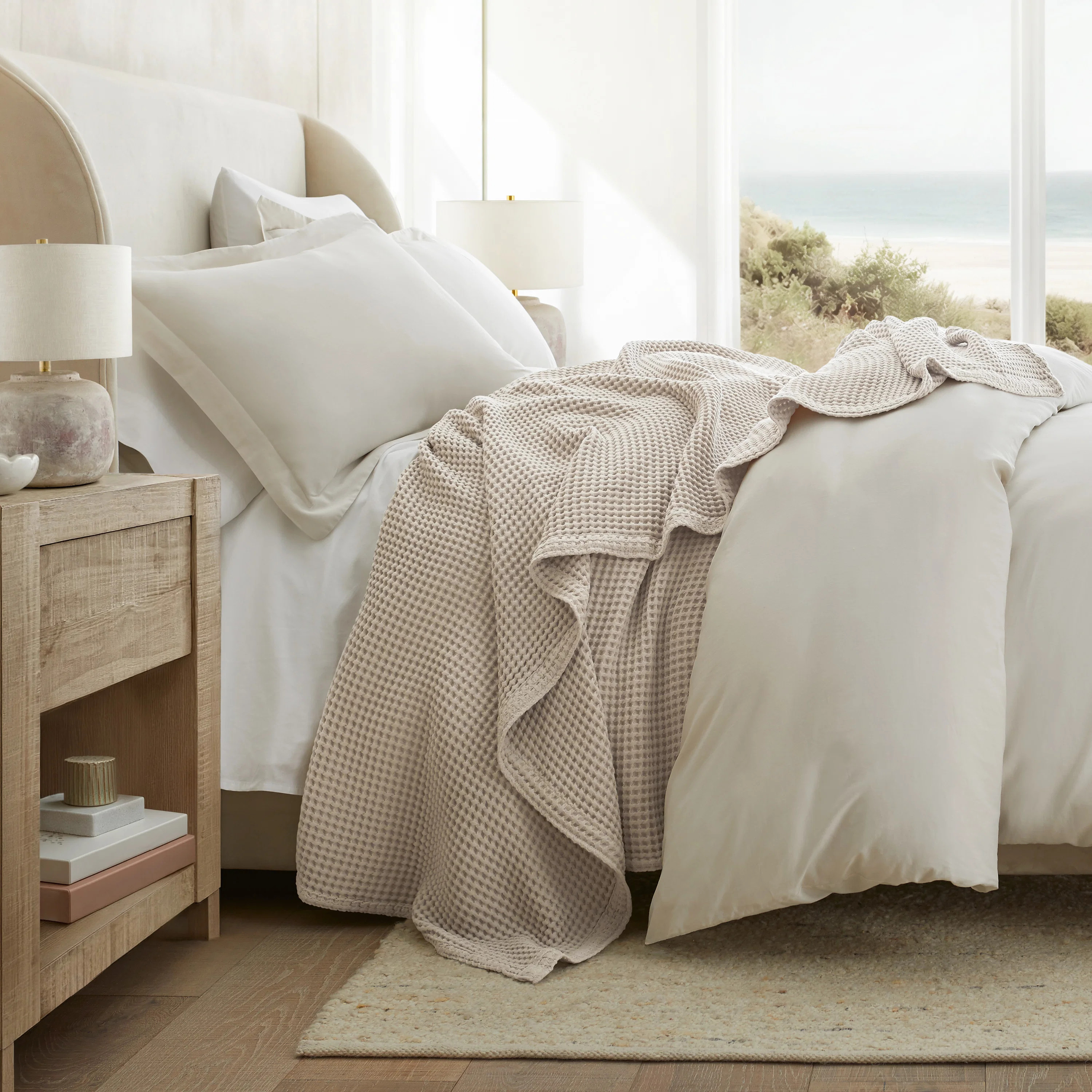 100% Cotton Waffle Weave Blanket | Linens & Hutch | Linens and Hutch