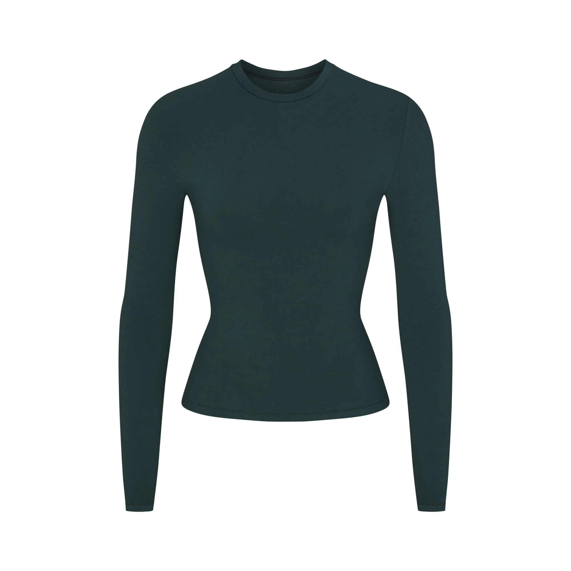 COTTON JERSEYLONG SLEEVE T-SHIRT$54 | SKIMS (US)