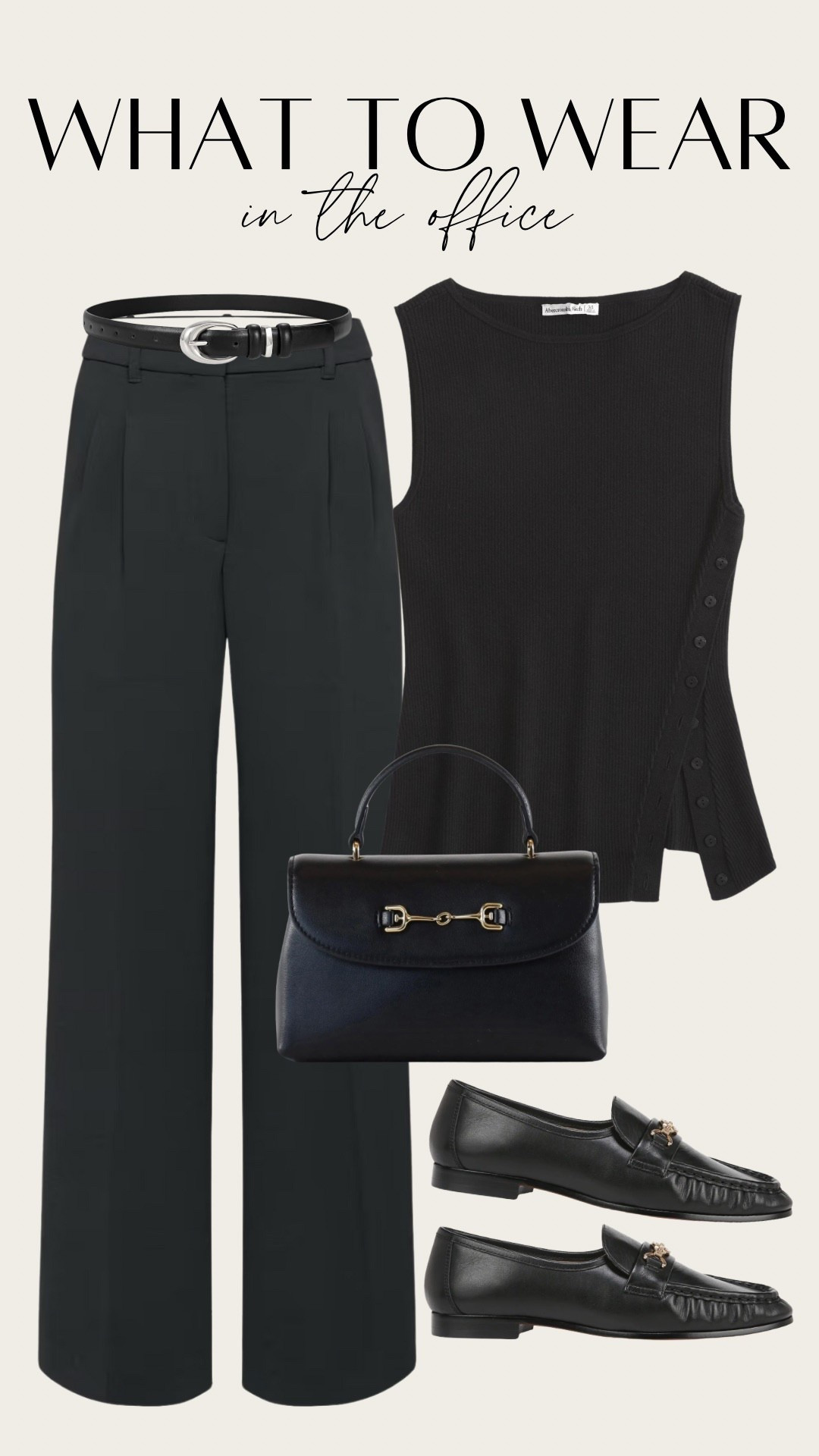 What to Wear: In the Office 

Fall capsule wardrobe. Workwear. All black office outfit. 

#LTKWorkwear #LTKStyleTip #LTKFindsUnder100