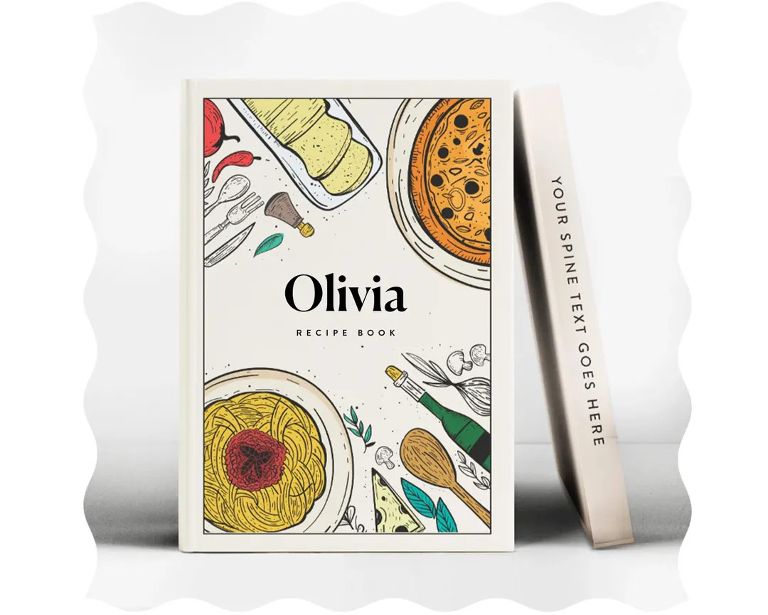 Recipe Book, Wedding Gift Ideas, Gifts for Grandma, Personalized Gift, Custom Cookbook, Anniversa... | Etsy (US)