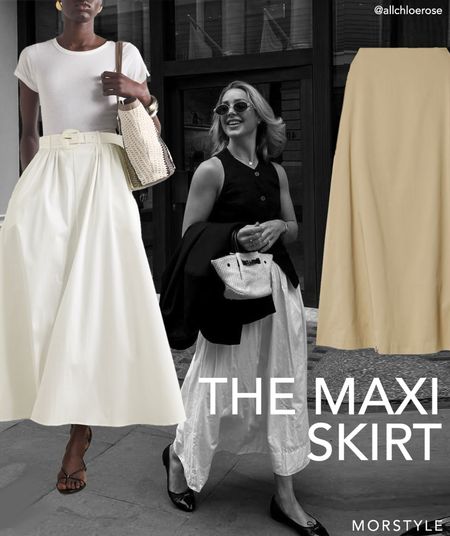The maxi skirt edit 

White maxi skirt, 

#LTKeurope #LTKuk