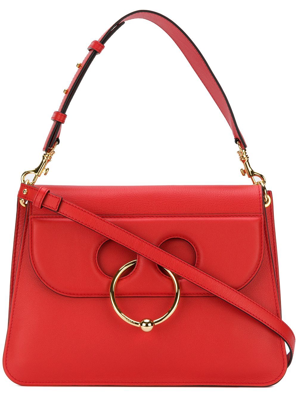 JW Anderson pierced shoulder bag - Red | FarFetch US