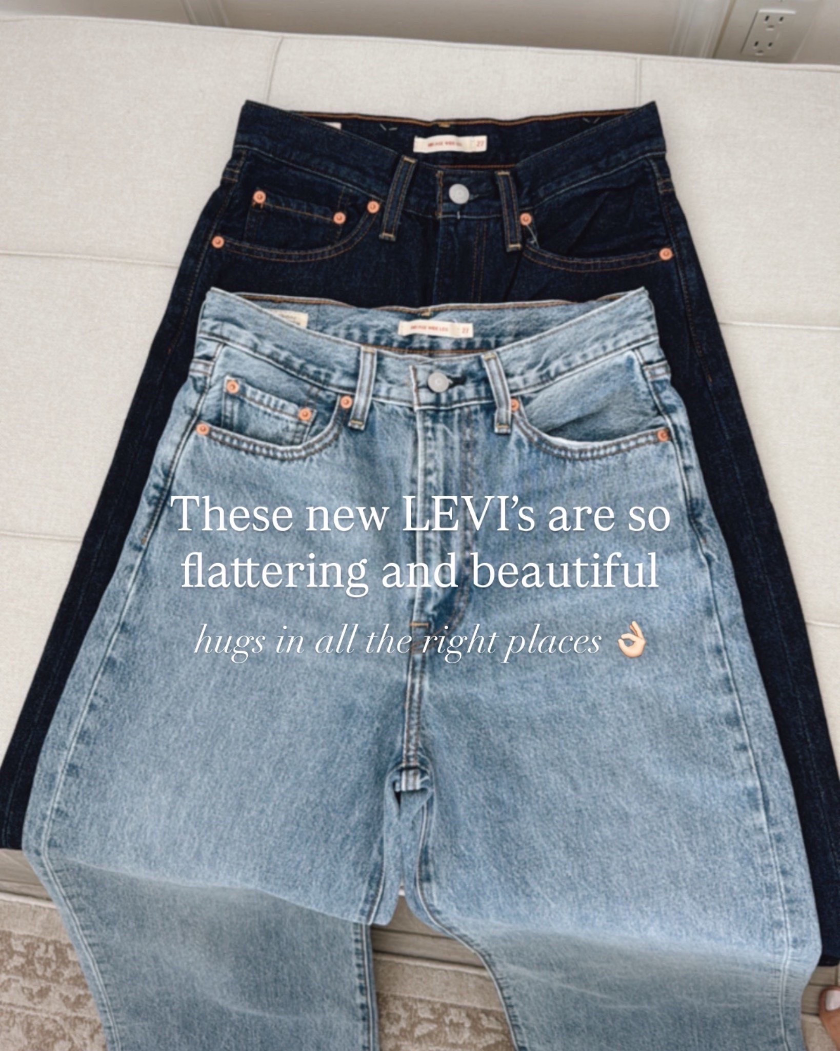 Levi jeans! Flattering and comfortable, hugs all the right places! Amazon find 




#LTKOver40 #LTKootd #LTKSeasonal