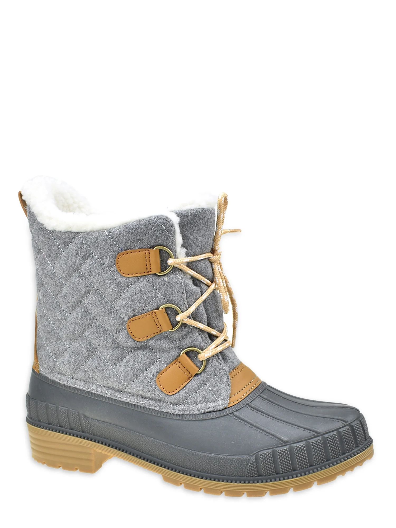 Time and Tru Women's Quilted Duck Boots, Sizes 7-11 | Walmart (US)