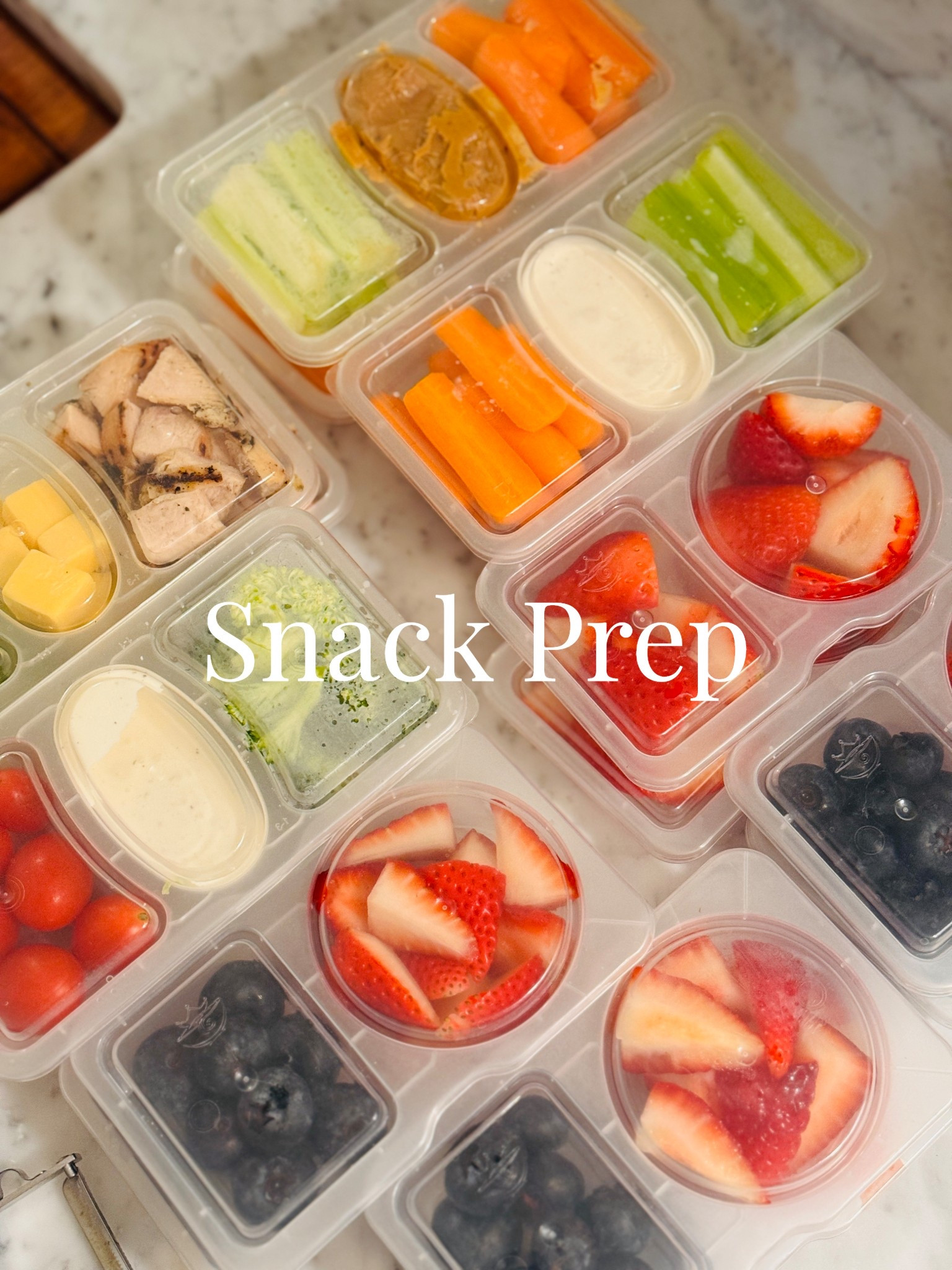 If it’s prepped, you’re more likely to eat it… That’s why I started the new year off with these grab and go snack containers. Currently on sale! 

#LTKmomlife #LTKdayinmylife #LTKfoodie