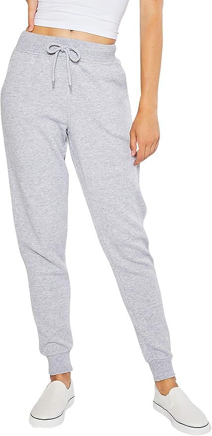 esstive Women's Ultra Soft Fleece Midweight Casual Relaxed Fit Jogger Pants | Amazon (US)