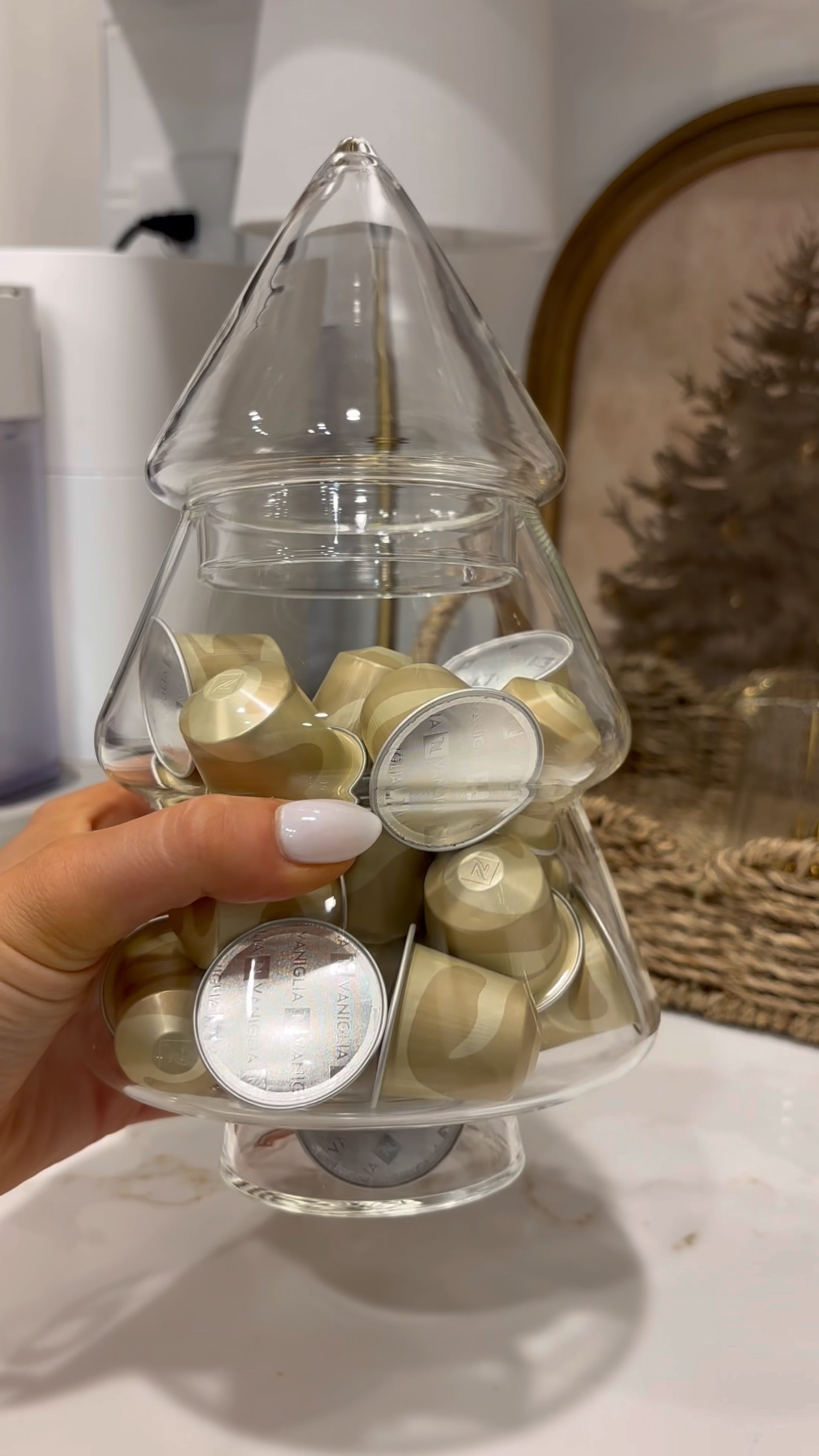 Love this jar for my Nespresso pods! 

Christmas coffee bar
Holiday coffee finds 

#LTKHoliday #LTKVideo #LTKCyberWeek