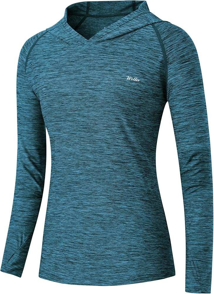 Willit Women's UPF 50+ Sun Protection Hoodie SPF Shirt Long Sleeve Hiking Fishing Outdoor Shirt L... | Amazon (US)