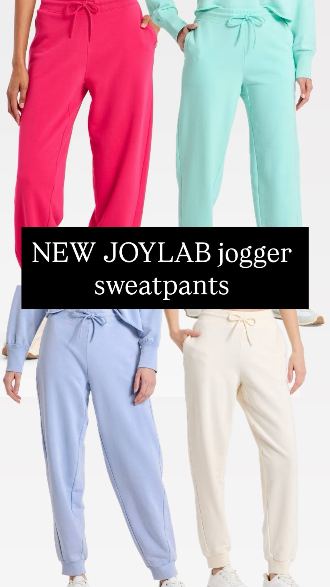 New Joylab terry sweatpants joggers from target!! I am loving all of these fun colors!!! 

Target
New Collection 
Spring 
Joggers


#LTKHoliday #LTKGiftGuide