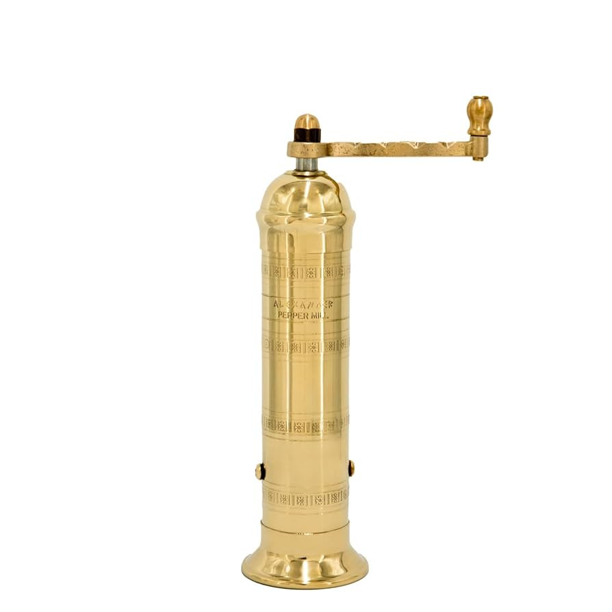 The Original Greek Pepper Mill 8 Inch Tall | European Pepper Mill Grinder with Crank Handle | Man... | Amazon (US)