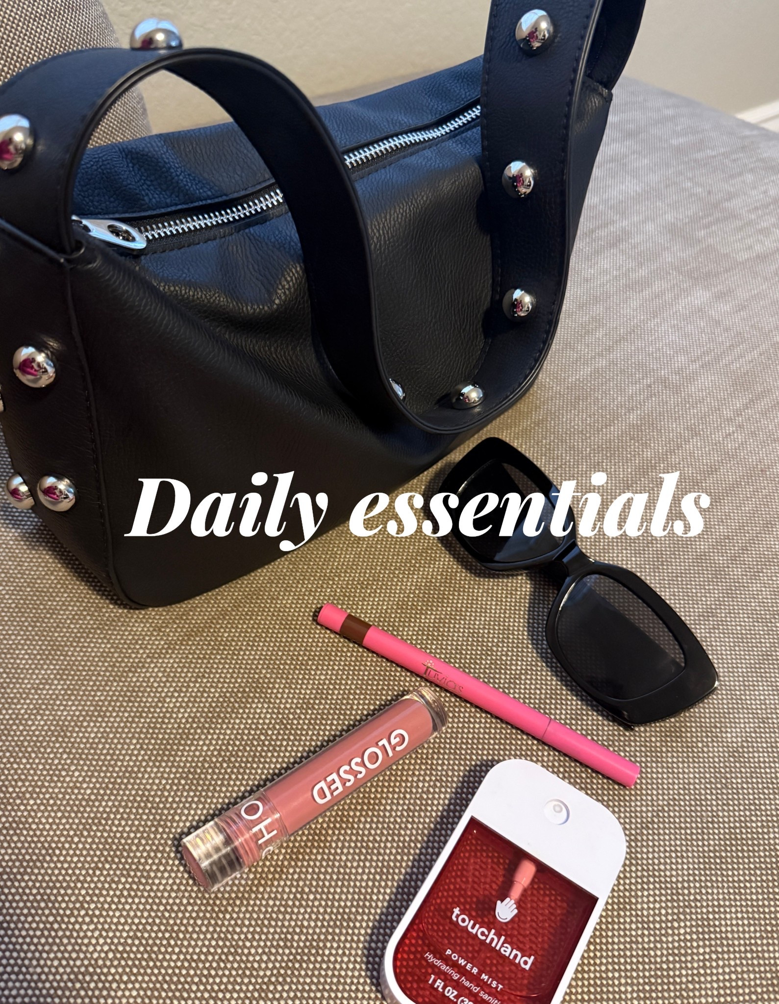 Daily essentials ft my new edgy bag. 🖤

#LTKItBag #LTKStyleTip #LTKBeauty
