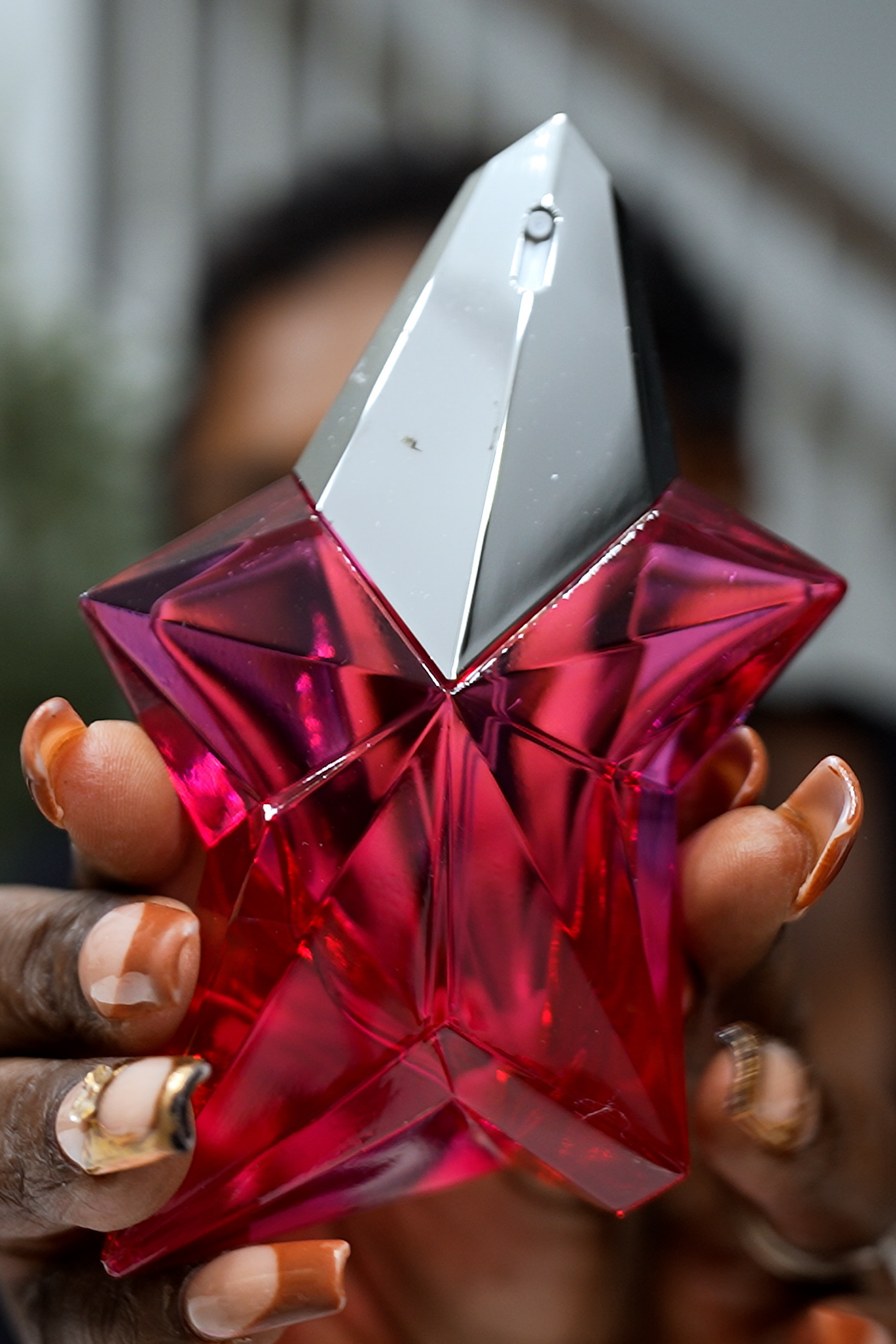 Raspberry, rose and wood perfume! I got so many compliments with this one 