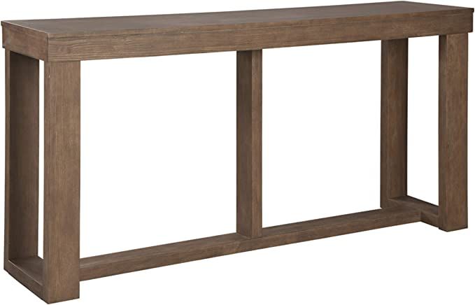 Signature Design by Ashley Cariton Contemporary Sofa Console Table, Grayish Brown | Amazon (US)