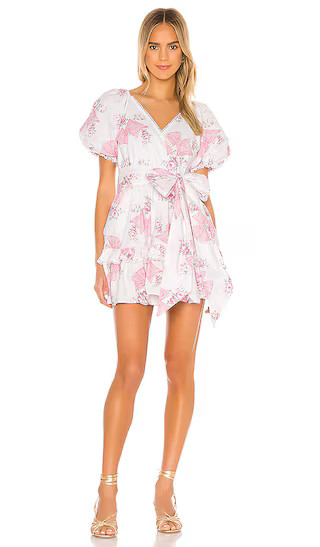 LoveShackFancy Zelle Dress in Pink Mint from Revolve.com | Revolve Clothing (Global)