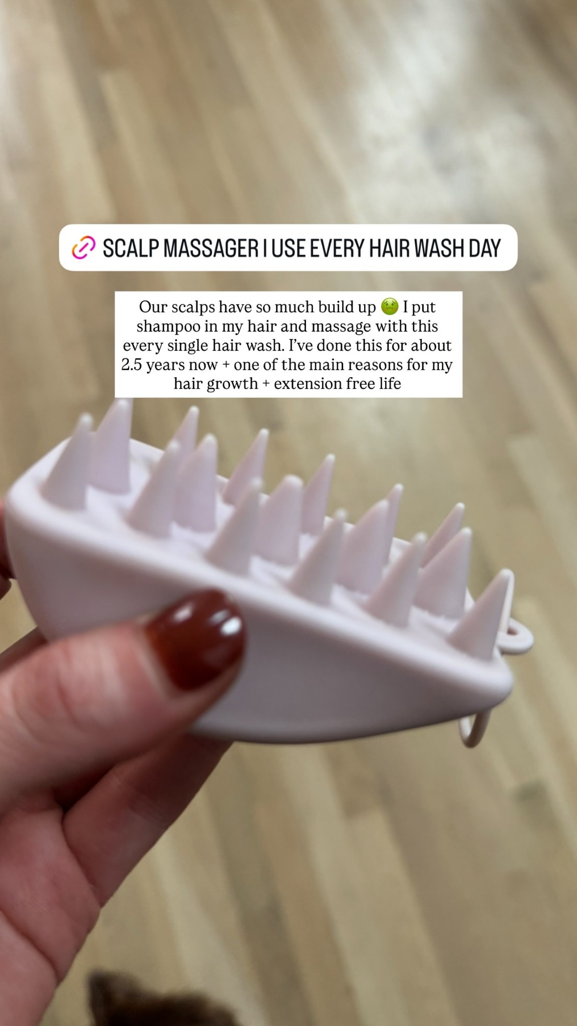 The scalp massager I use every hair wash day! 

Our scalps have so much build up 🤢 I put shampoo in my hair and massage with this every single hair wash. I've done this for about 2.5 years now + one of the main reasons for my hair growth + extension free life!

#LTKselfcare #LTKgrwm #LTKBeauty