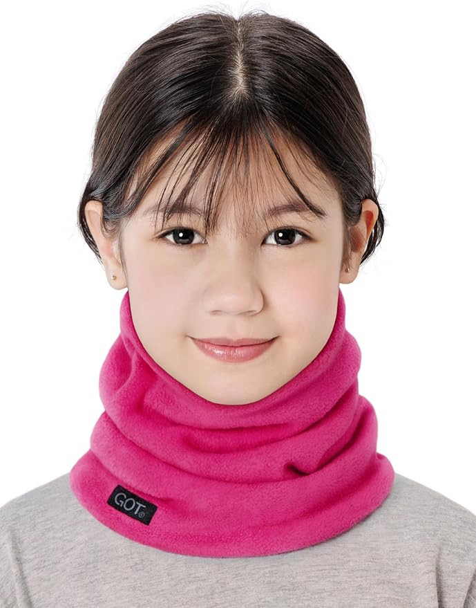 GOT Sports Kids Neck Warmer - Polar Fleece Ski Mask for Boys Girls - Double-Layer Scarf (Ages 7-1... | Amazon (US)