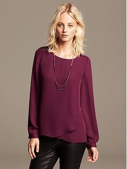 Tulip-Hem Top | Banana Republic US