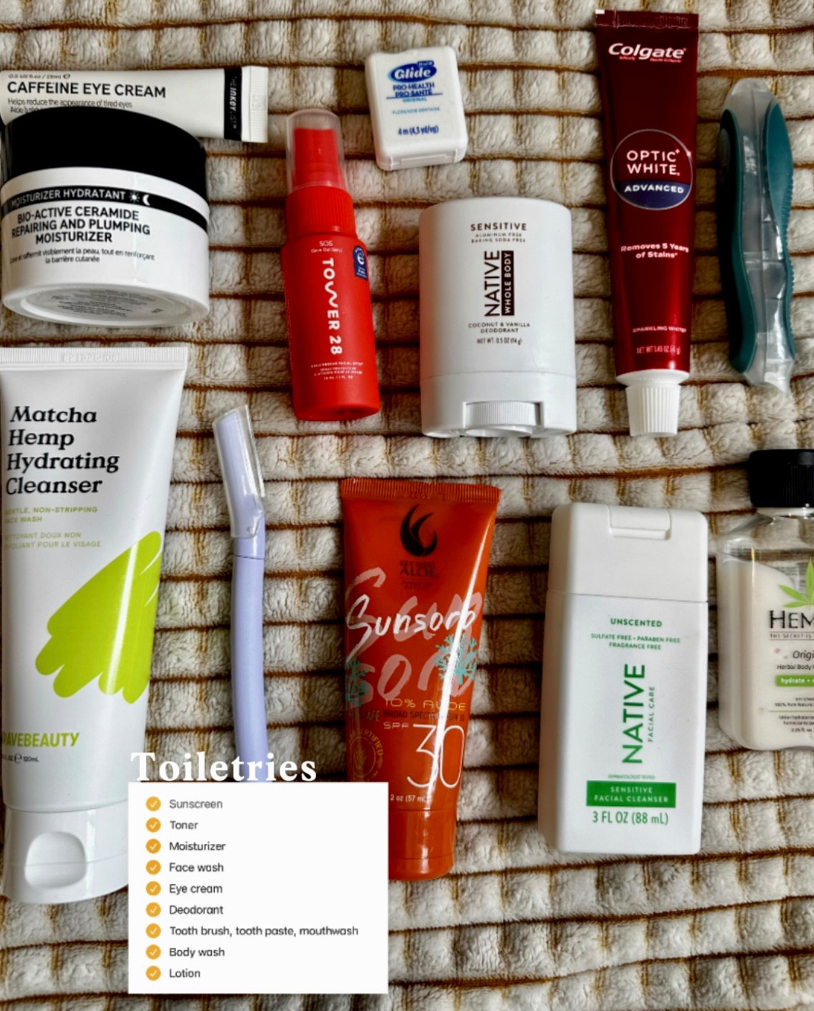 Everything I packed in my toiletry bag! Basically a mini of my daily skin & body care items. Also everything is under 50$✨

#LTKselfcare #LTKTravel #LTKBeauty