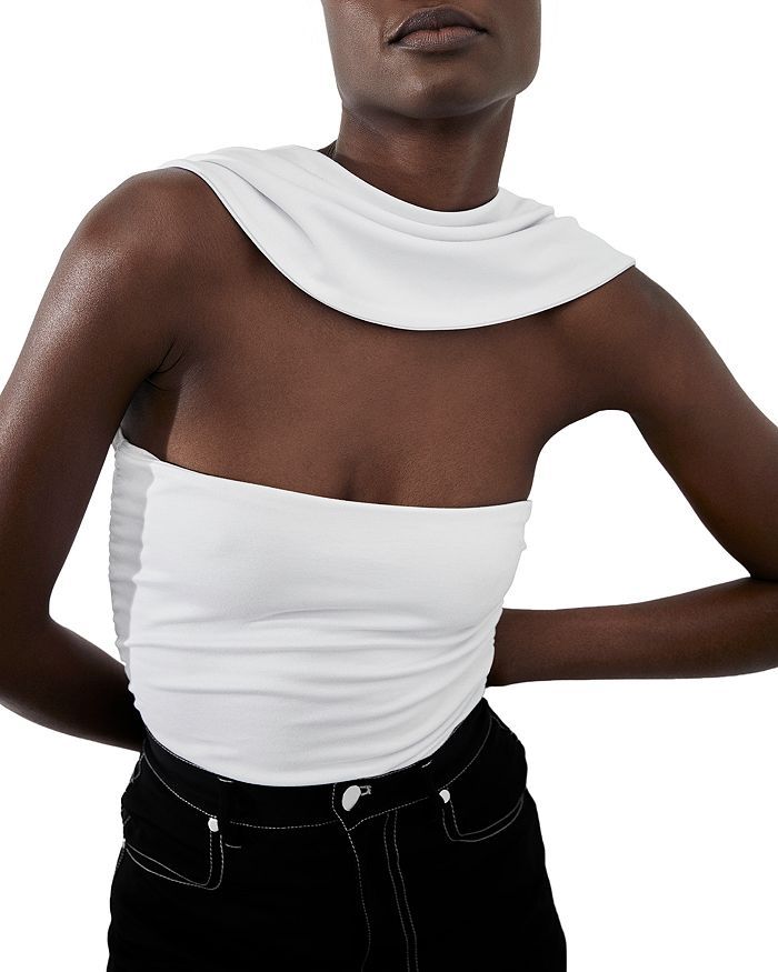 Audrey Ruched Cropped Top | Bloomingdale's (US)