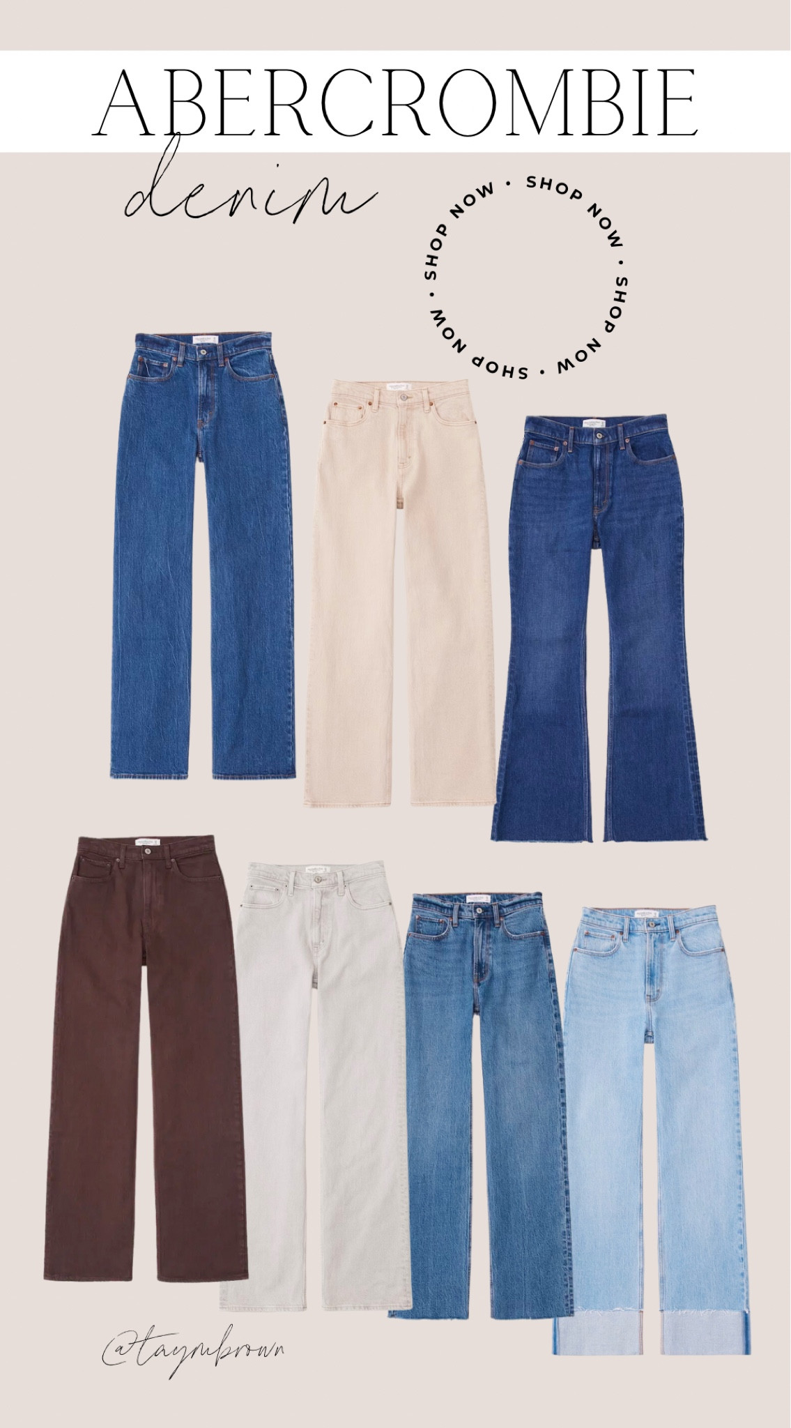 Abercrombie denim favorites on sale for 20% off through Sunday 9/24! 🩵
True to size, I get a 26 long and I’m 5’7"

#LTKsalealert #LTKfindsunder100 #LTKSale
