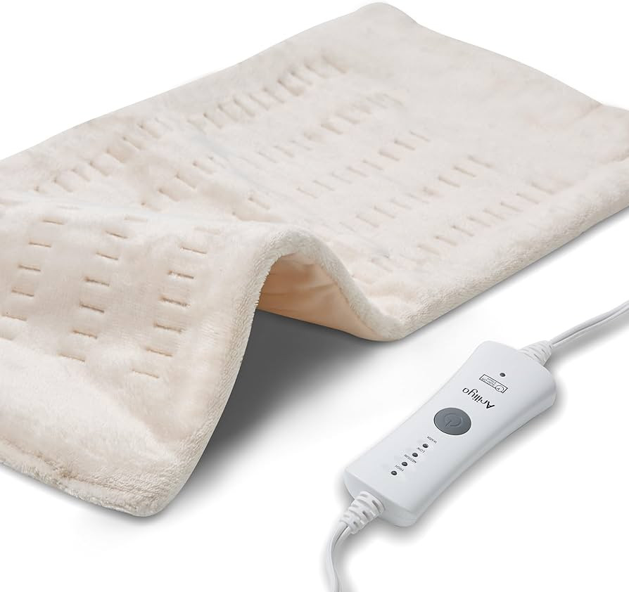 Ariliya Heating Pad for Back Pain & Cramps Relief- XL Electric Heating pad 4 Heat Settings 2h Aut... | Amazon (US)