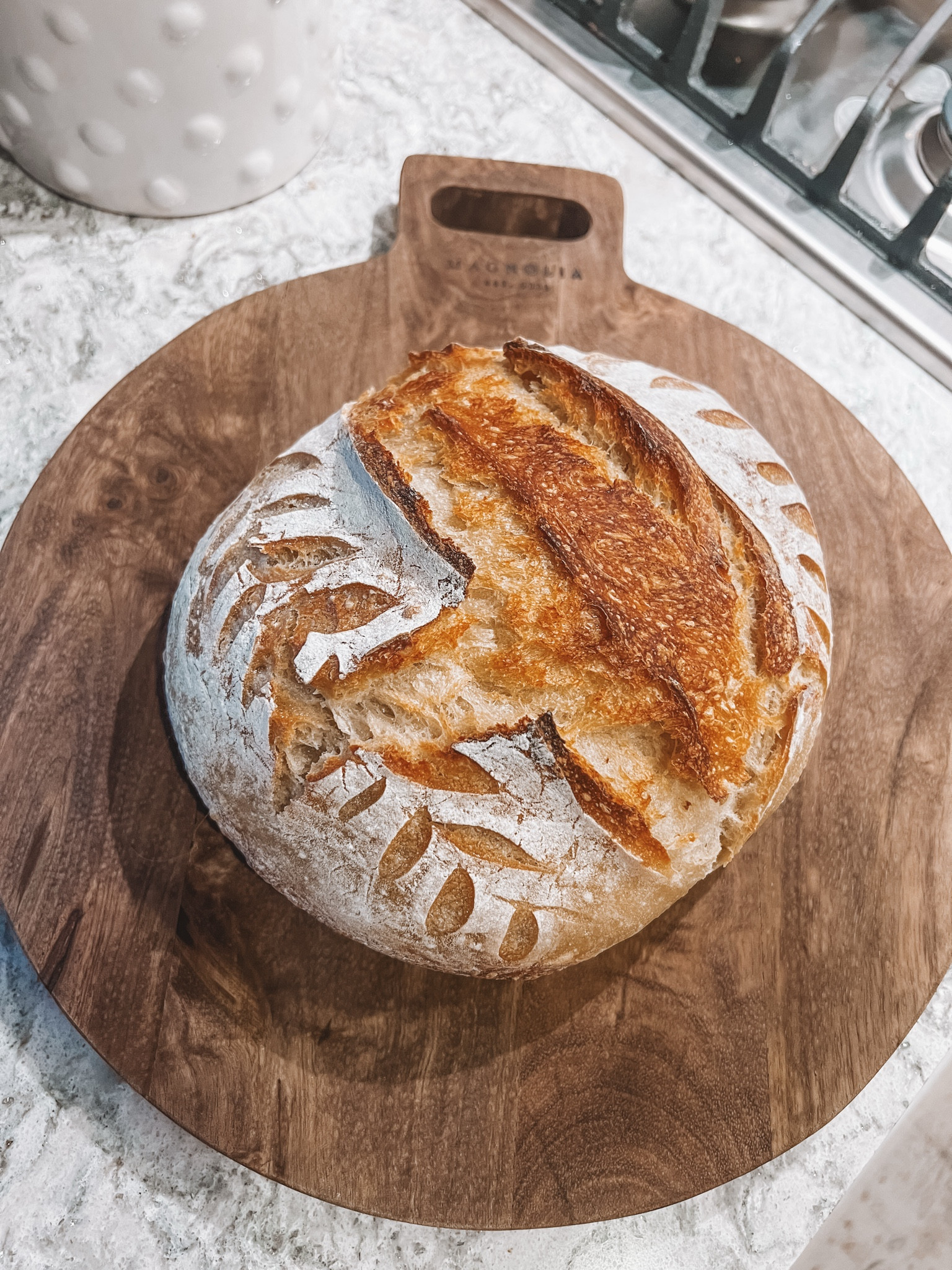 My sourdough baking essentials. ✨ #dutchoven #sourdough #breadboard #cuttingboard 

#LTKFindsUnder50 #LTKHome #LTKGiftGuide