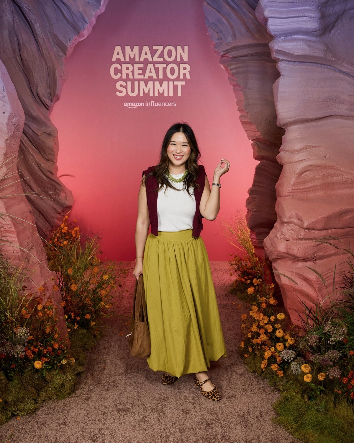 My Amazon creator summit outfit.  ￼