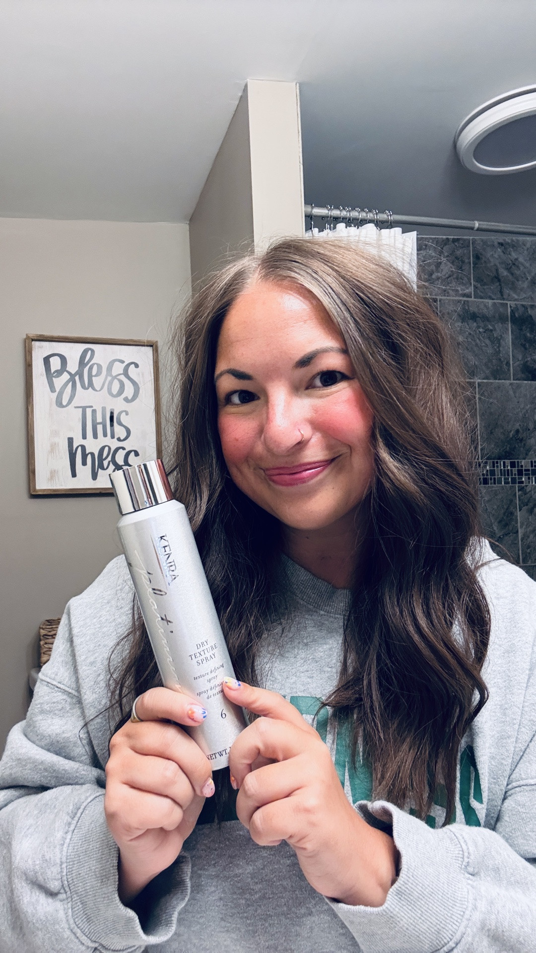 when you find a texture spray that doesn’t make your hair feel gross 🙌🏻✨ lightweight, smells amazing, adds the perfect texture + volume without the crunchy or “dirty” feeling 🤍 

 #LTKdayinmylife #LTKgrwm #LTKBeauty