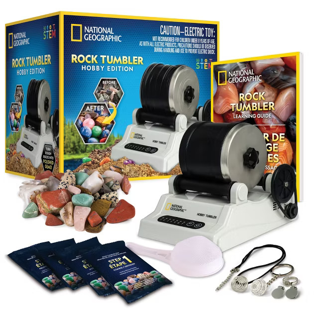 National Geographic Hobby Rock Tumbler Kit | Target