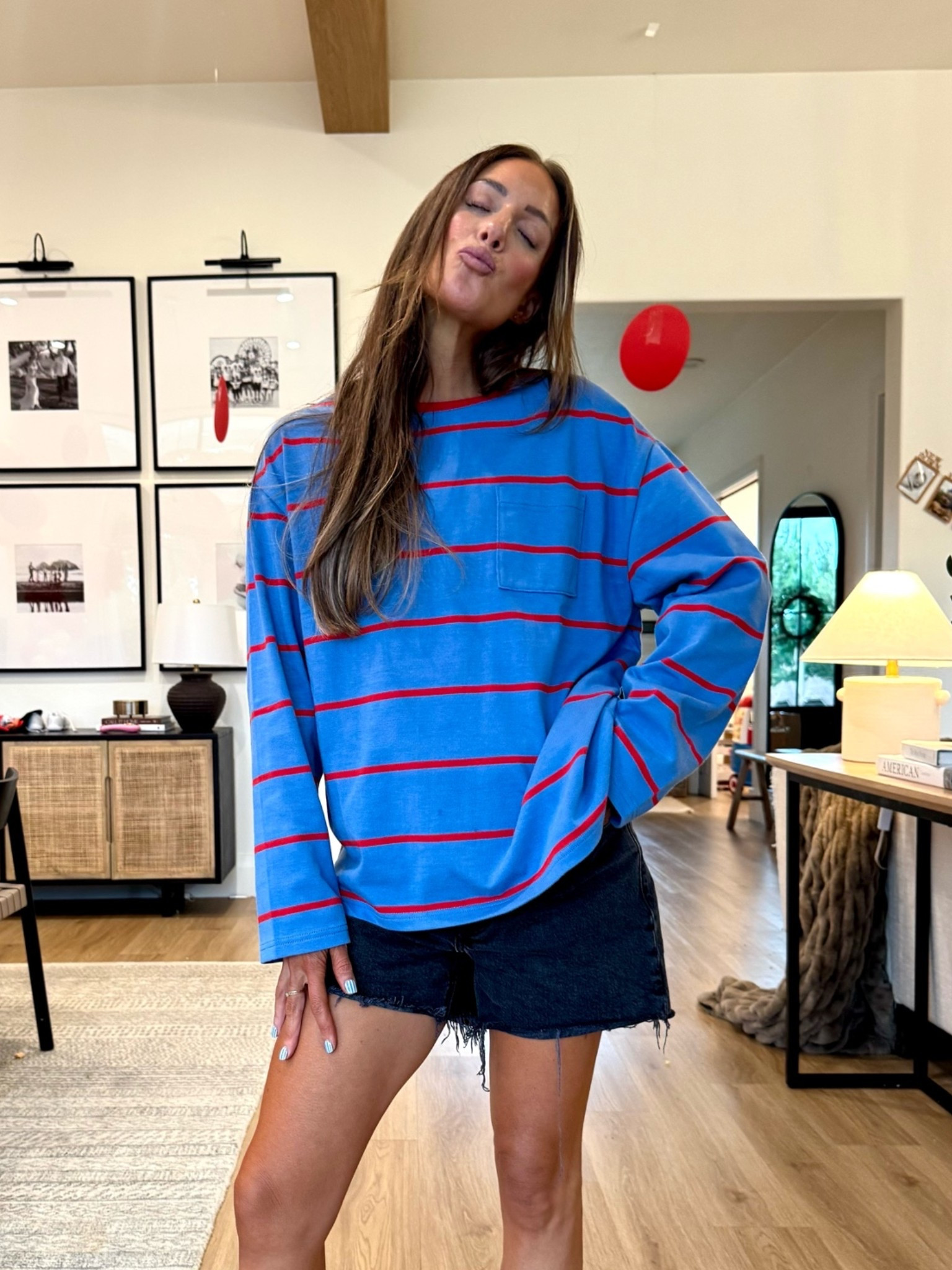 Love this top for summer or 4th of July!

#LTKootd #LTKmomlife
