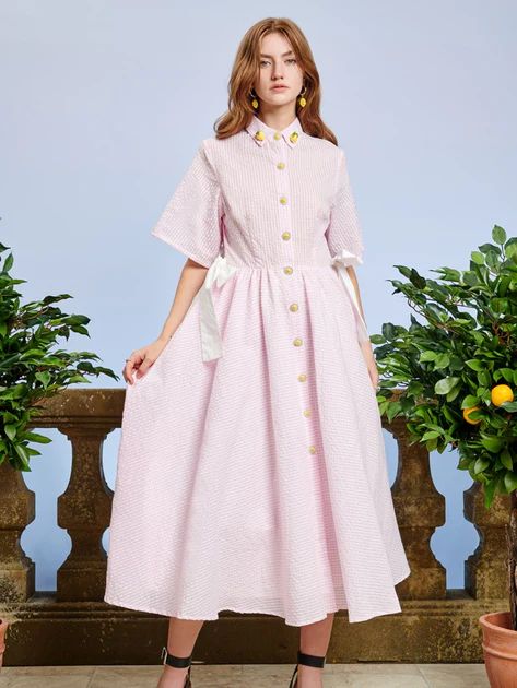 Amalfi Gingham Midi Dress | Sister Jane (UK)