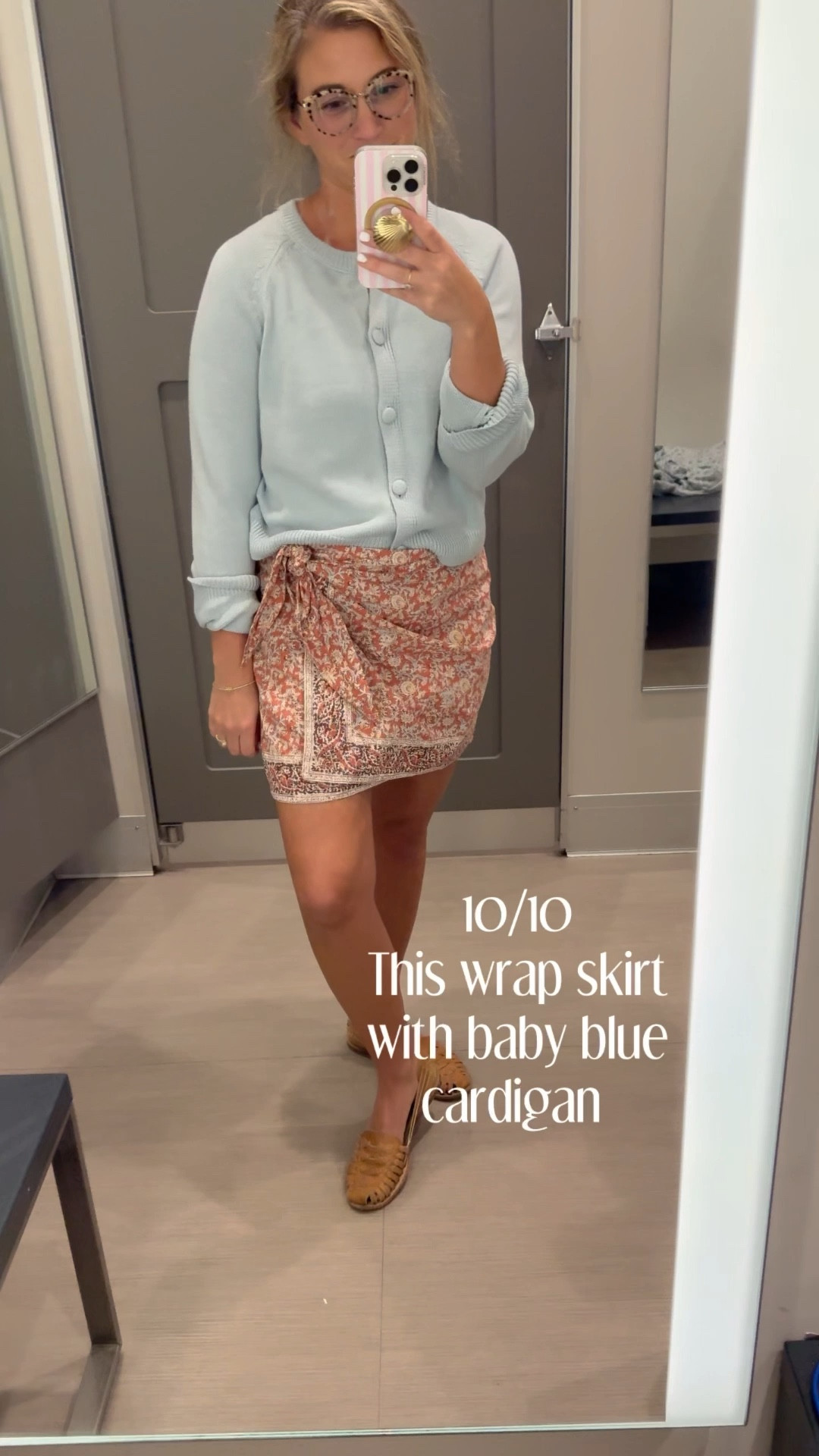 Loving the new Target wrap skirt, baby blue cardigan, dressy shorts, chocolate brown vest top, denim skirt, seashell cream blouse, and easy to throw on dress! 

#LTKSeasonal #LTKFindsUnder50 #LTKStyleTip