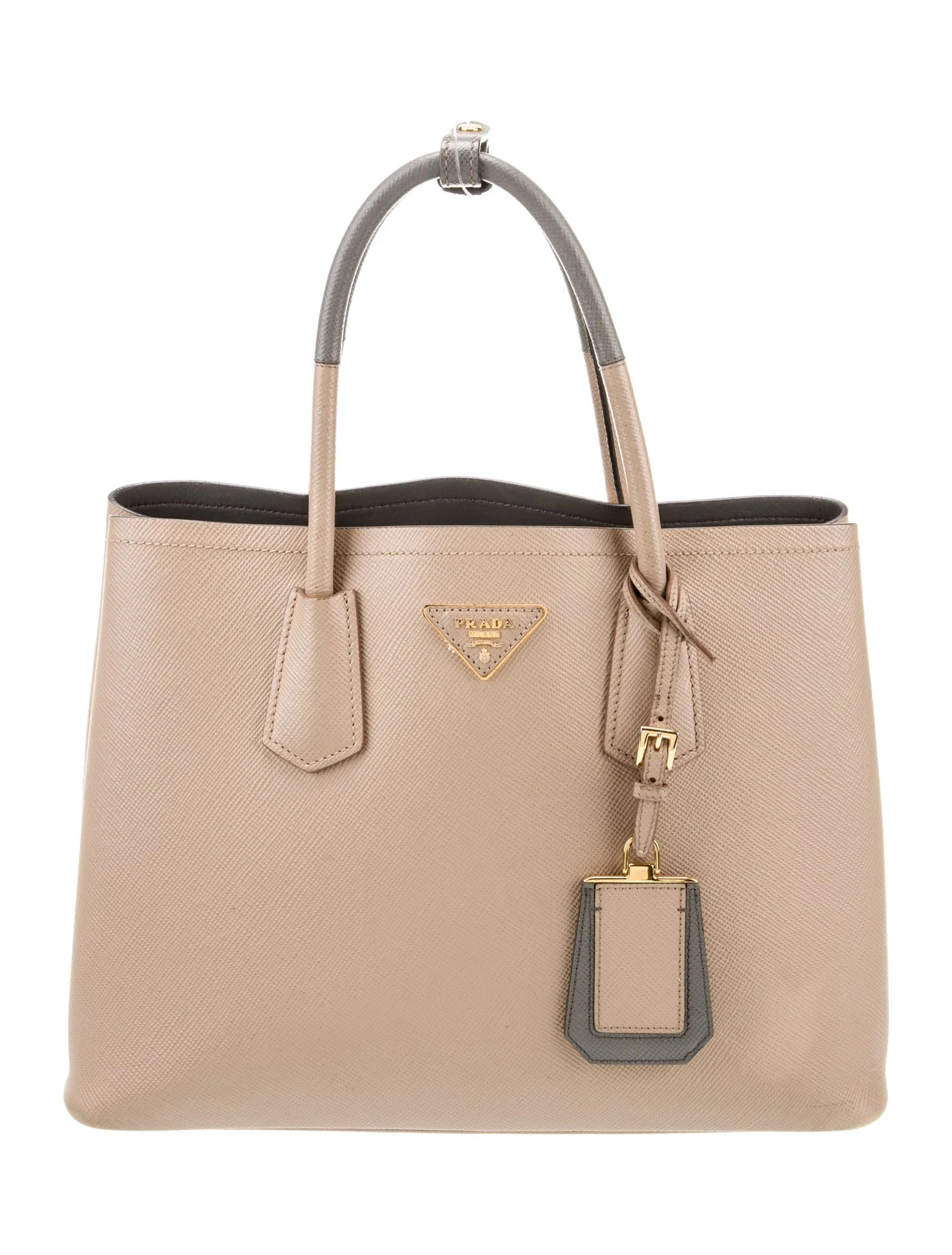 Saffiano Cuir Leather Tote | The RealReal