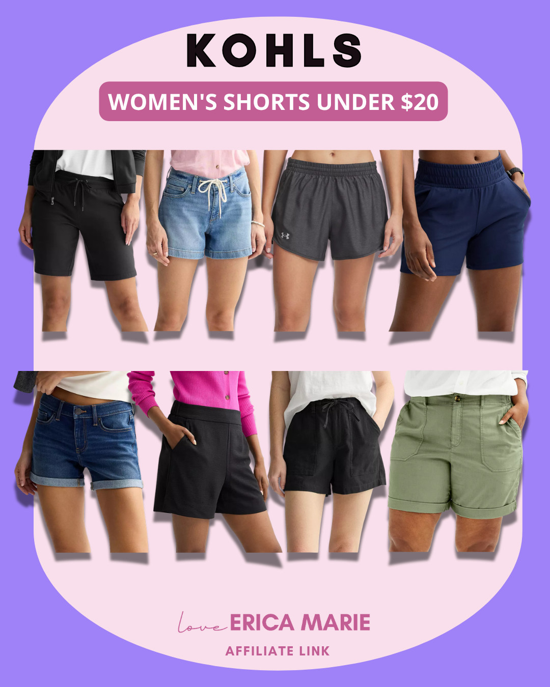 Shop women's shorts under $20 and discover stylish, comfortable options perfect for summer, vacations, beach days, and everyday wear. Find denim, linen, athletic, and casual shorts in a variety of colors and styles while these limited-time deals last. 

 #LTKootd #LTKmomlife #LTKSaleAlert