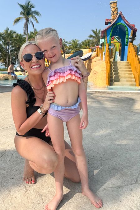 Our swimsuits! Toddler and mom amazon and cotton on. I’m in a size small and Scottie is wearing her true size

#LTKstyletip #LTKfindsunder100 #LTKsalealert