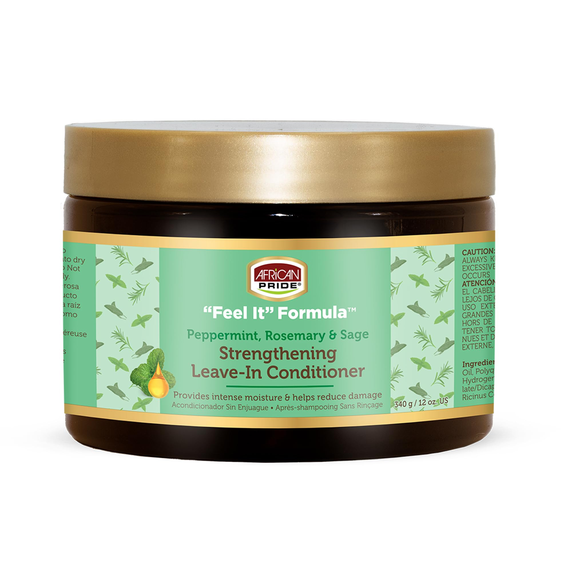 African Pride Feel It Formula Strengthening Leave-In Cream | Leave-In Conditioner & Hair Mask wit... | Amazon (US)