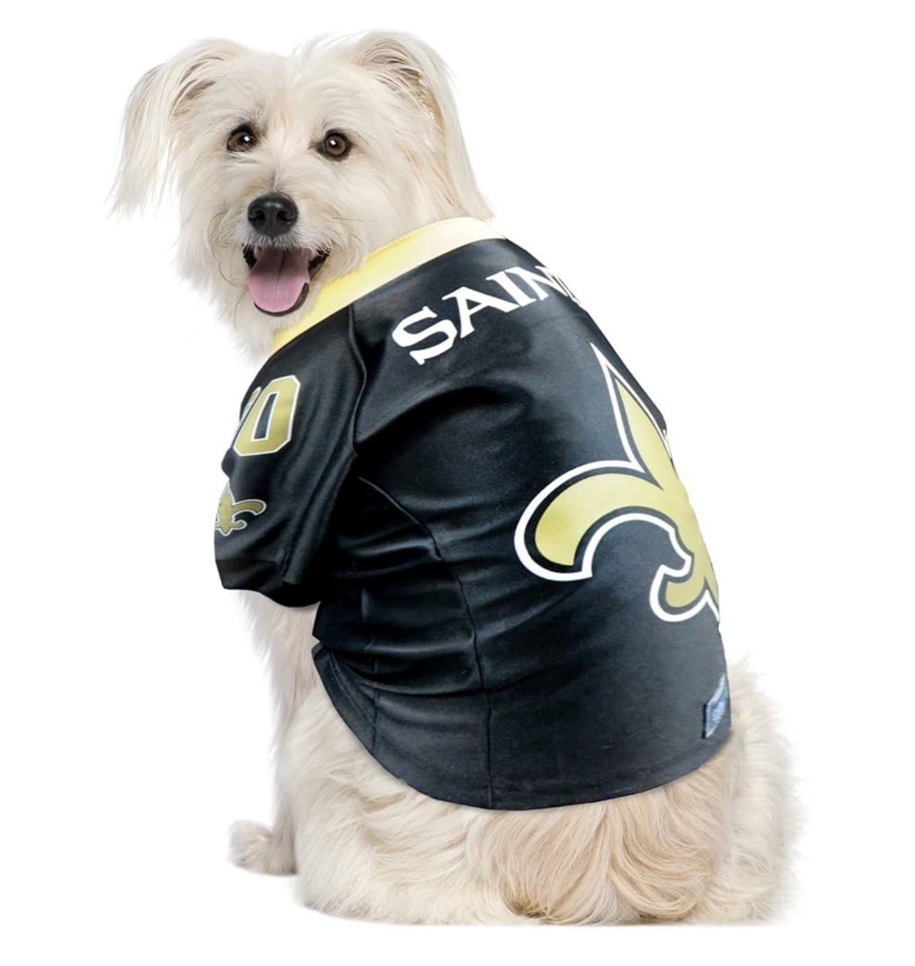 I had to re-order a dog jersey for Sabby today. It’s the first pre-season game for the Saints today and we can’t find hers. We did find Bleu’s. Football superstition is eating me up today! 
Tagged are dog and cat sports toys and tops for your favorite team! 

#LTKPets #LTKStyleTip #LTKSeasonal